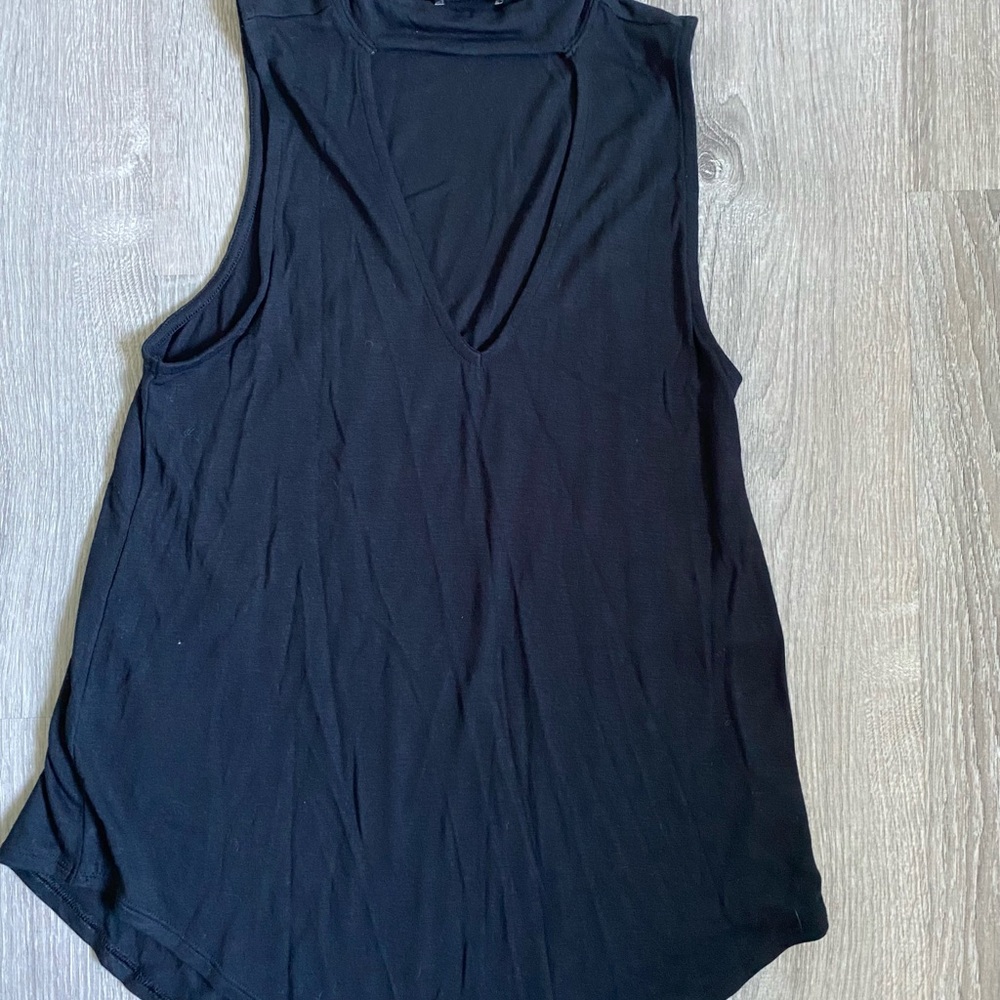 Black Sleeveless Top